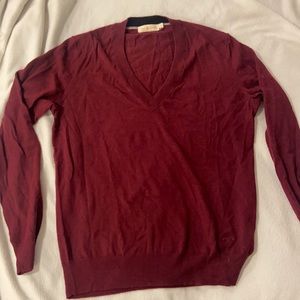 Tory Burch V Neck Cashmere Sweater